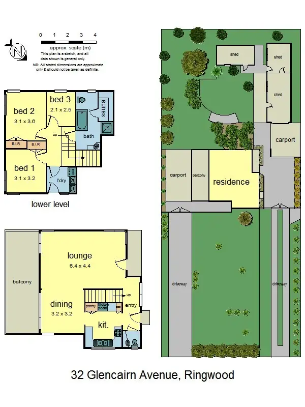 Floorplan of Homely house listing, 32 Glencairn Avenue, Ringwood VIC 3134
