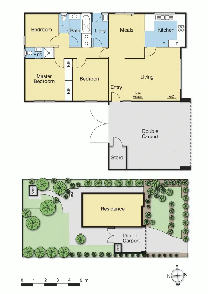 Floorplan of Homely house listing, 261 Plenty River Drive, Greensborough VIC 3088