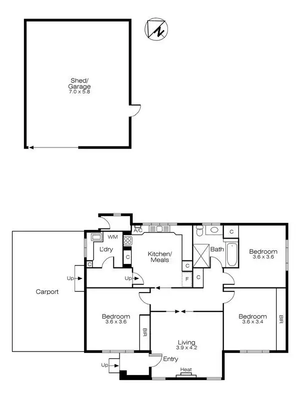 Floorplan of Homely house listing, 403 Clayton Street, Canadian VIC 3350