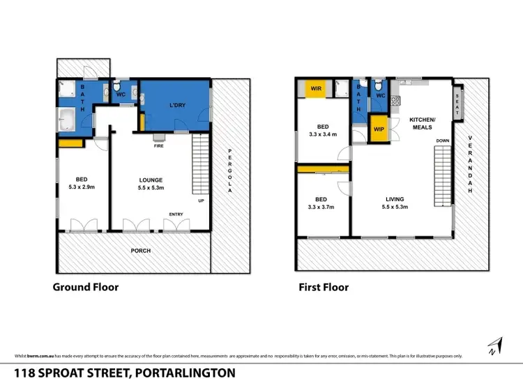 Floorplan of Homely house listing, 118 Sproat Street, Portarlington VIC 3223