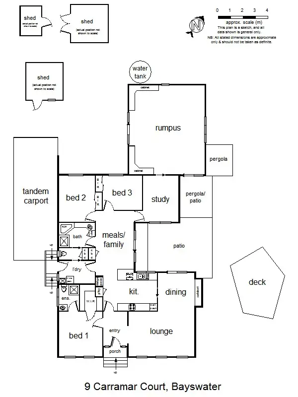 Floorplan of Homely house listing, 9 Carramar Court, Bayswater VIC 3153