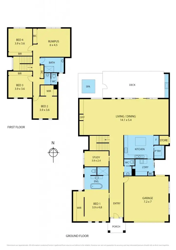 Floorplan of Homely house listing, 8 Riverside Drive, Torquay VIC 3228