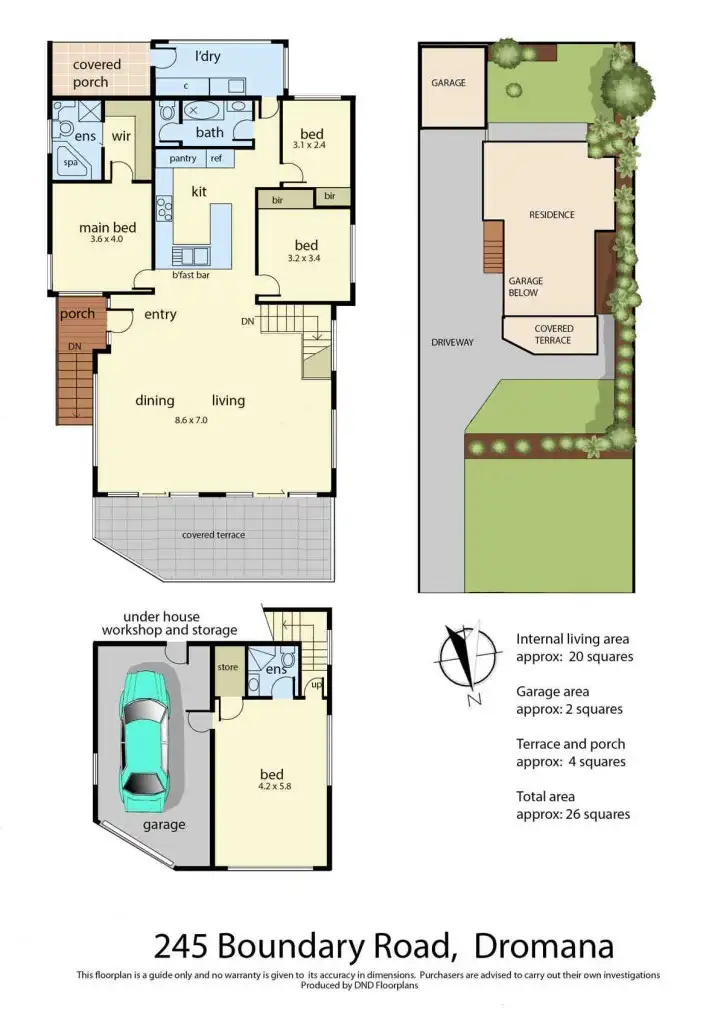 Floorplan of Homely house listing, 245 Boundary Road, Dromana VIC 3936