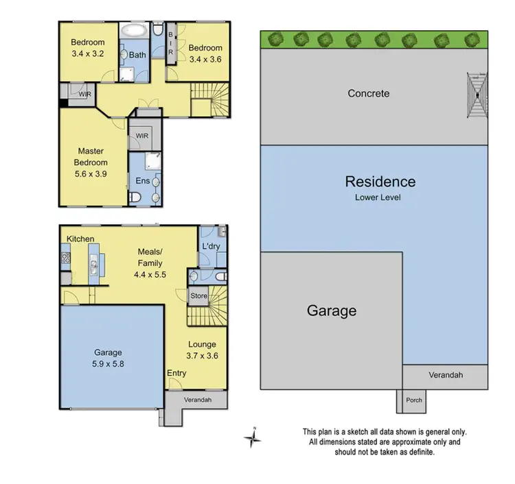 Floorplan of Homely townhouse listing, 16/330-336 Canterbury Road, Ringwood VIC 3134