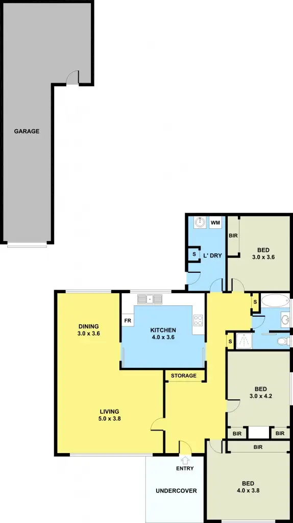 Floorplan of Homely house listing, 174 Melbourne Avenue, Glenroy VIC 3046