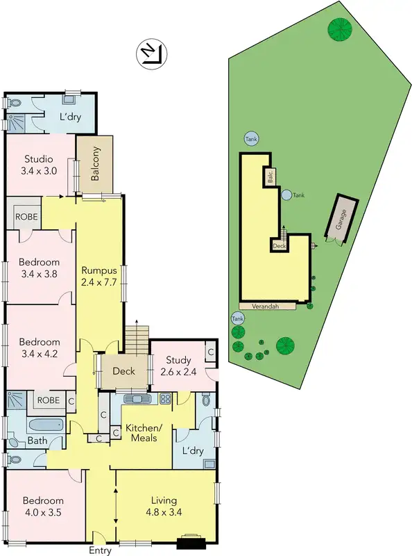 Floorplan of Homely house listing, 7 Huon Grove, Ashburton VIC 3147