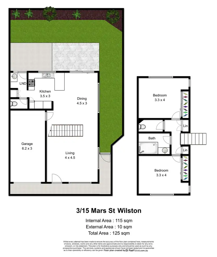 Floorplan of Homely house listing, 1-4/15 Mars Street, Wilston QLD 4051