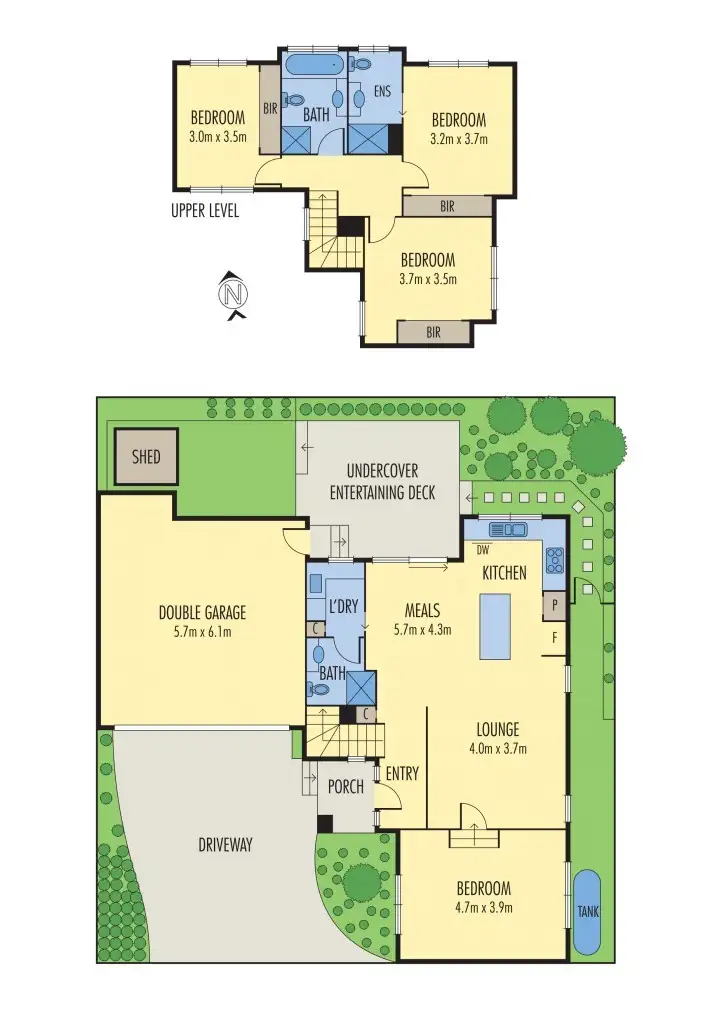 Floorplan of Homely townhouse listing, 2/51 Cadorna Street, Box Hill South VIC 3128