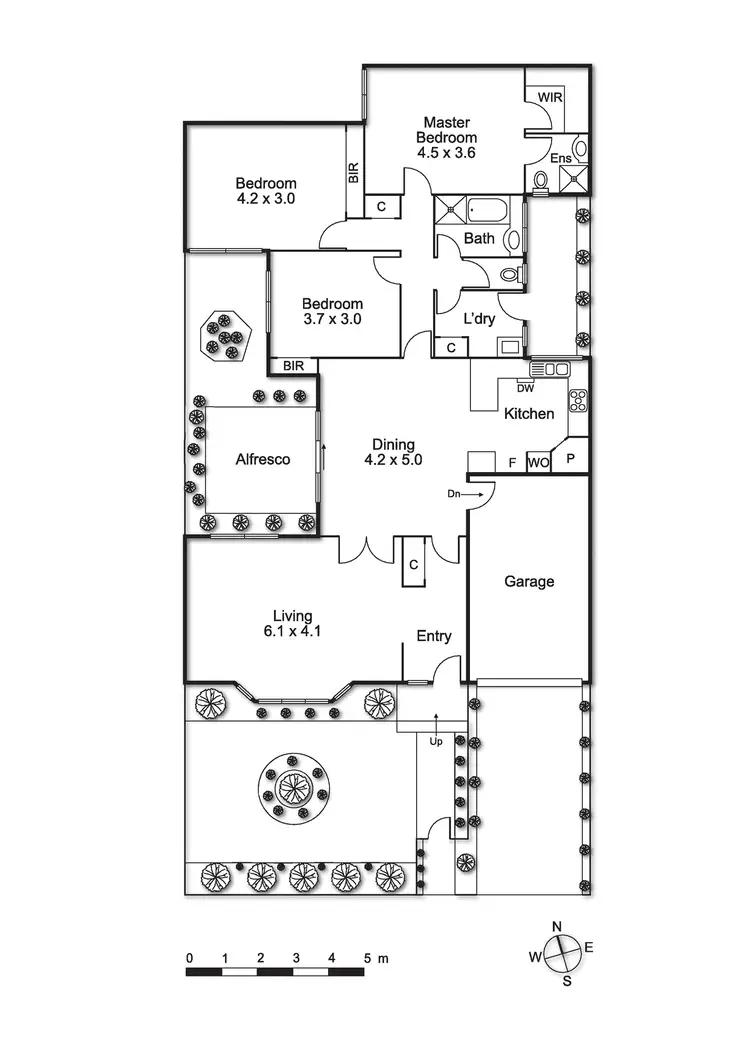 Floorplan of Homely unit listing, 1/3 Coane Street, Ormond VIC 3204