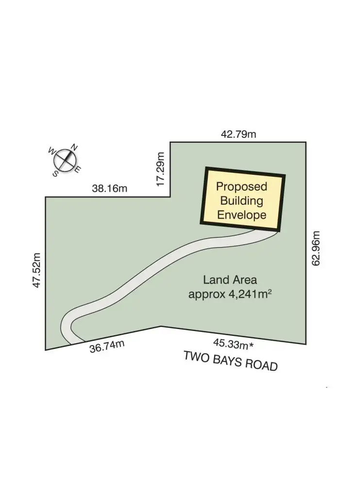 Floorplan of Homely land listing, 74 Two Bays Road, Mount Eliza VIC 3930