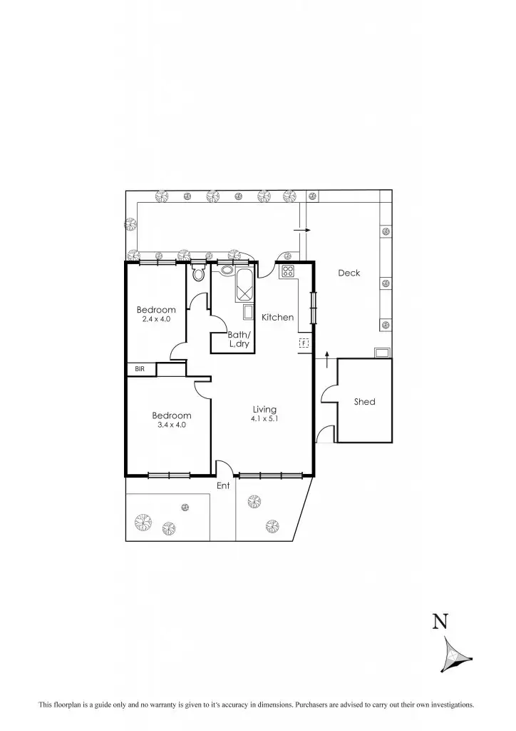 Floorplan of Homely unit listing, 6/3 Yvonne Court, Heatherton VIC 3202