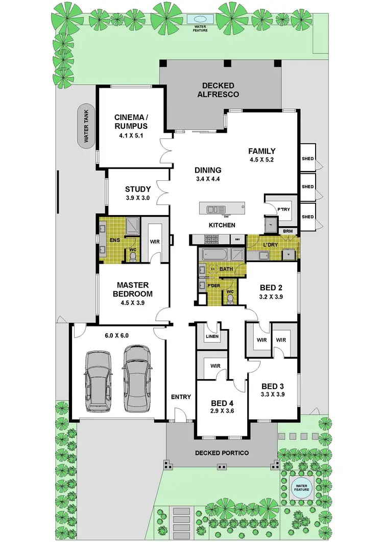 Floorplan of Homely house listing, 19 Firenze Road, Greenvale VIC 3059