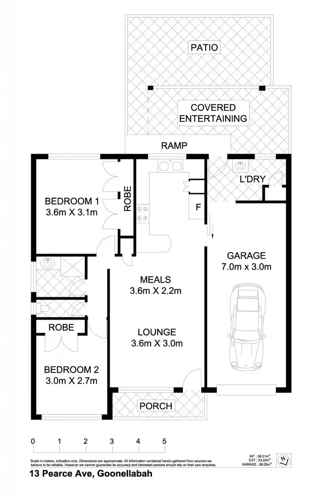 Floorplan of Homely unit listing, 13 Pearce Avenue, Goonellabah NSW 2480