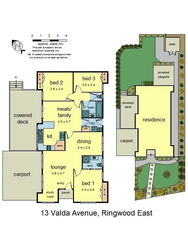 Floorplan of Homely house listing, 13 Valda Avenue, Ringwood East VIC 3135