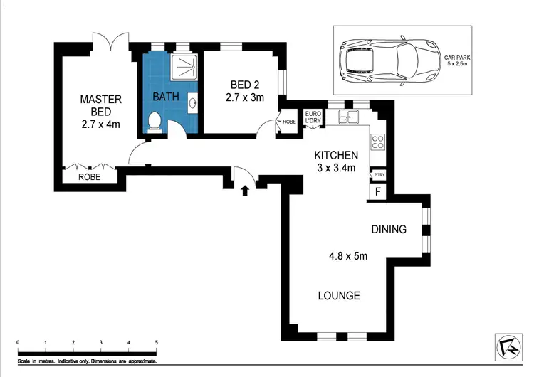 Floorplan of Homely apartment listing, 704D/336 Russell Street, Melbourne VIC 3000