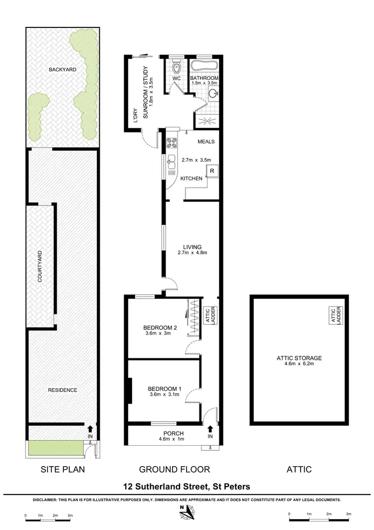 Floorplan of Homely house listing, 12 Sutherland Street, St Peters NSW 2044