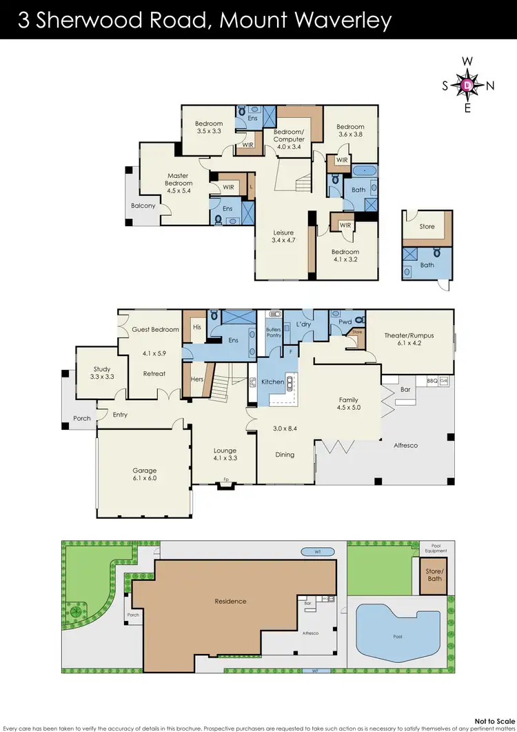 Floorplan of Homely house listing, 3 Sherwood Road, Mount Waverley VIC 3149
