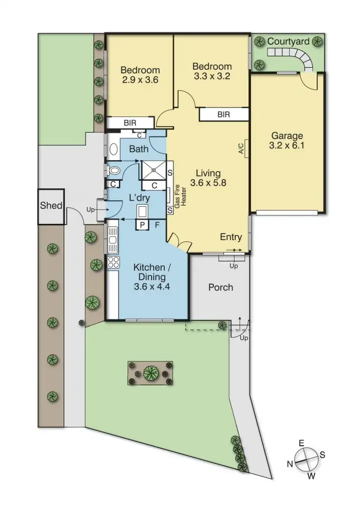 Floorplan of Homely unit listing, 11/14 Hope Court, Frankston VIC 3199