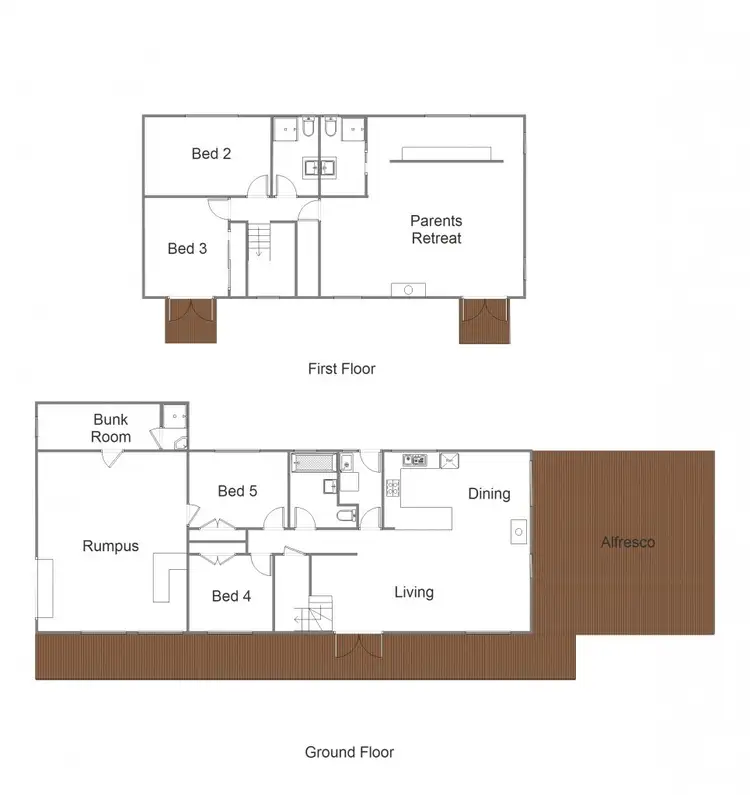 Floorplan of Homely rural property listing, 245 Banumum Road, Mansfield VIC 3722
