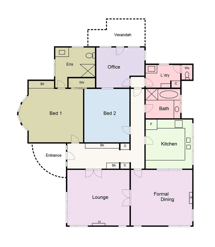 Floorplan of Homely house listing, 9 Brawn Avenue, Lake Wendouree VIC 3350