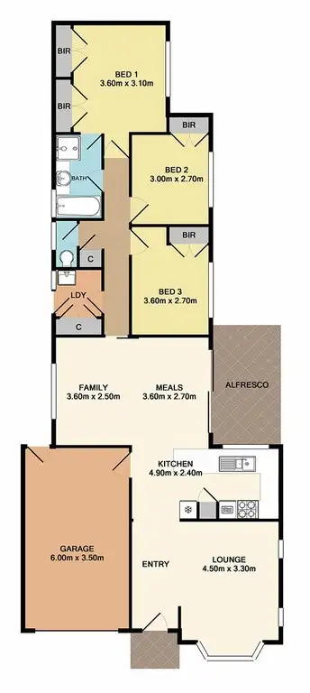 Floorplan of Homely house listing, 11A James Street, Whittlesea VIC 3757