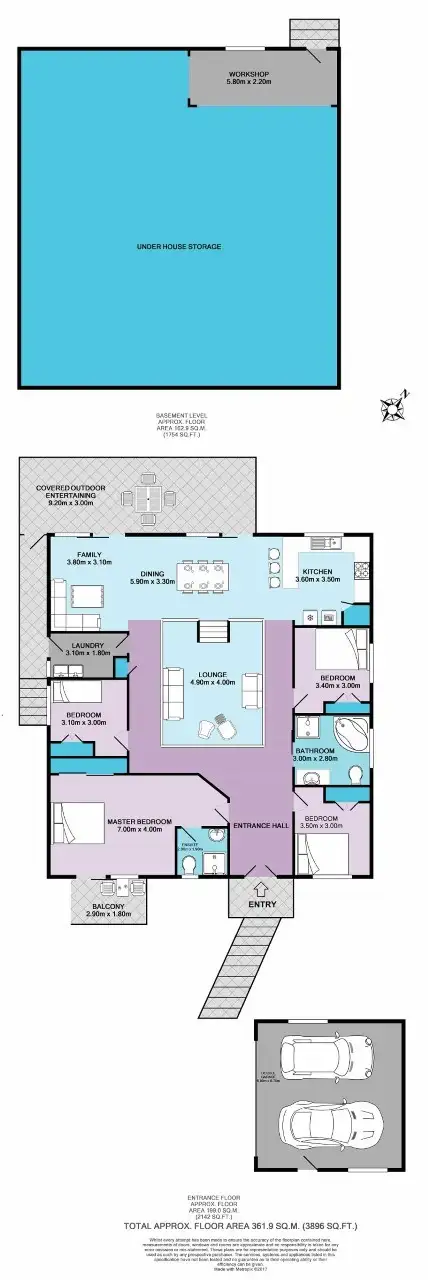 Floorplan of Homely house listing, 52 Bunnal Avenue, Winmalee NSW 2777