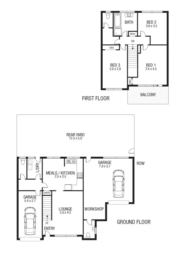 Floorplan of Homely unit listing, 4/230 Bell Street, Coburg VIC 3058