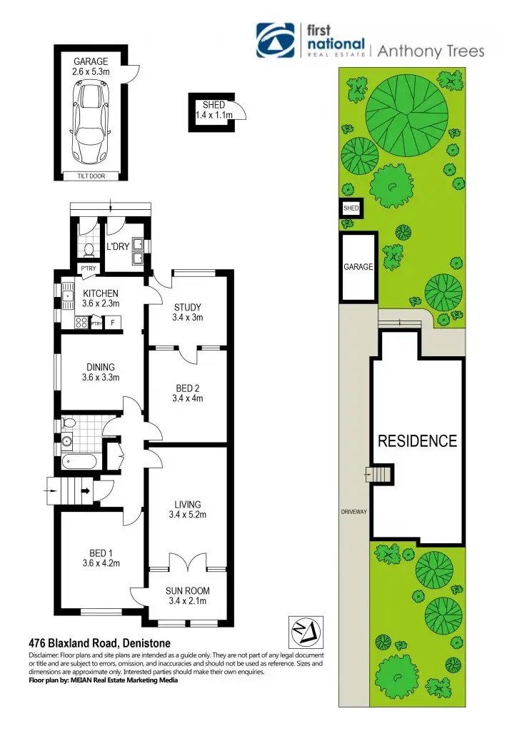 Floorplan of Homely house listing, 476 Blaxland Rd, Denistone NSW 2114