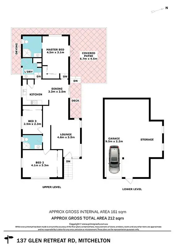 Floorplan of Homely house listing, 137 Glen Retreat Road, Mitchelton QLD 4053