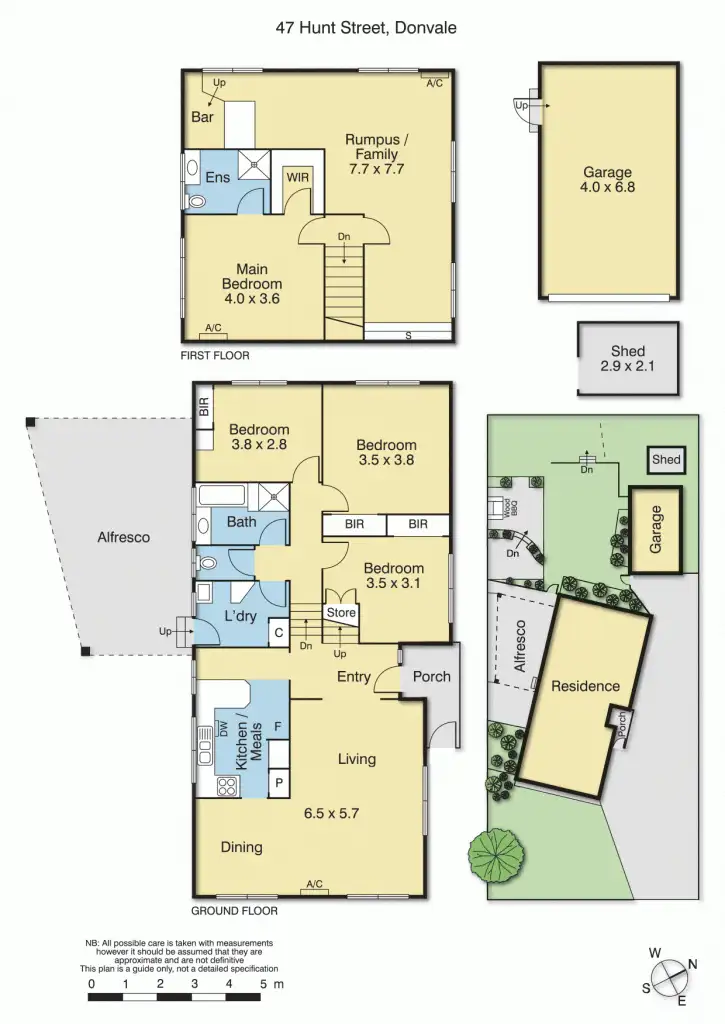 Floorplan of Homely house listing, 47 Hunt Street, Donvale VIC 3111