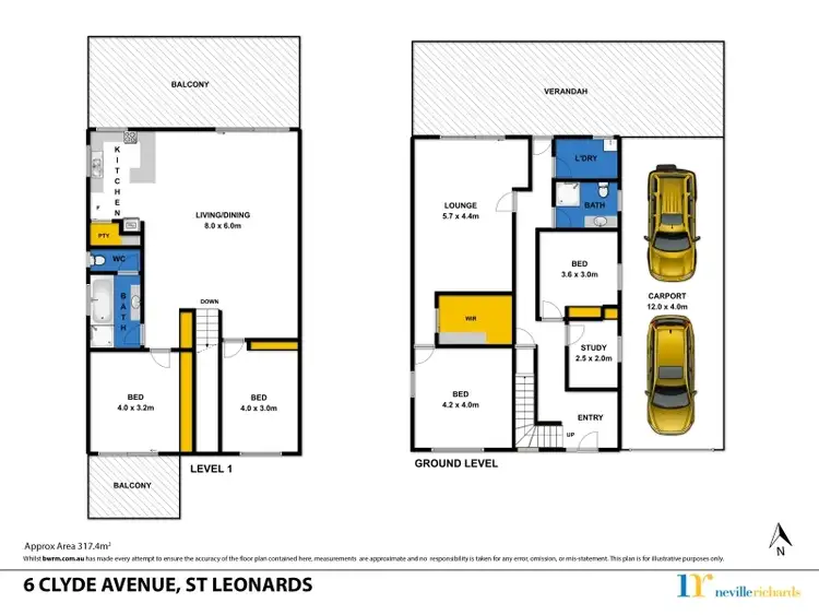 Floorplan of Homely house listing, 6 Clyde Avenue, St Leonards VIC 3223