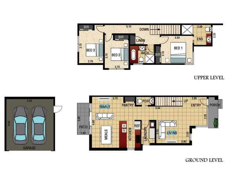 Floorplan of Homely townhouse listing, 15 Dorrington Street (Willows Edge), Greenvale VIC 3059