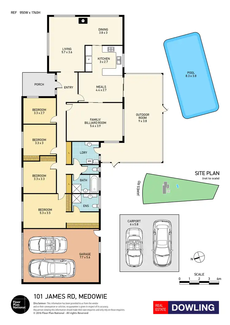 Floorplan of Homely house listing, 101 James Road, Medowie NSW 2318