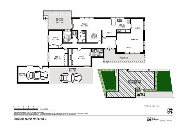 Floorplan of Homely house listing, 2 Rugby Road, Marsfield NSW 2122