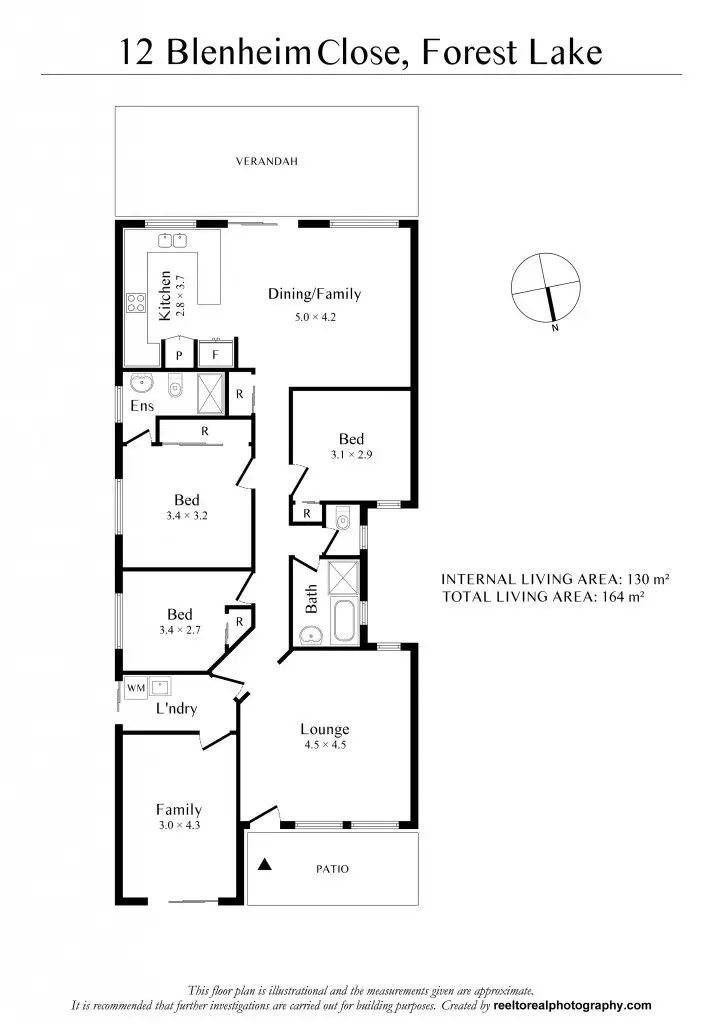 Floorplan of Homely house listing, 12 Blenheim Close, Forest Lake QLD 4078