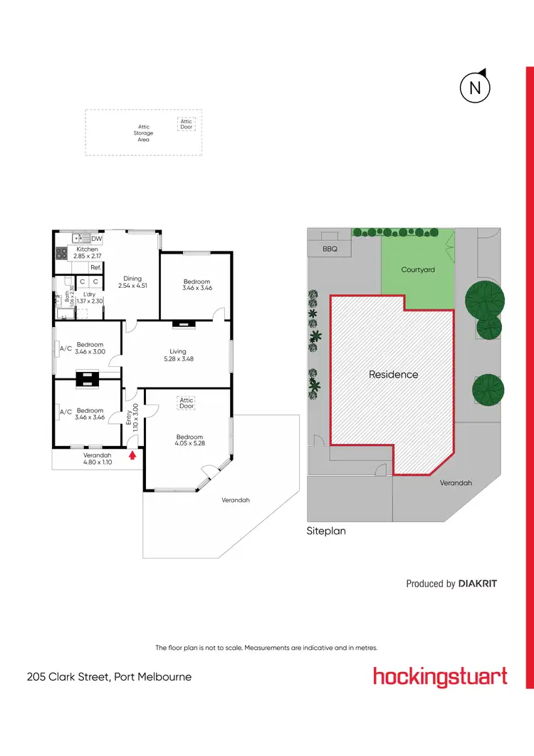 Floorplan of Homely house listing, 205 Clark Street, Port Melbourne VIC 3207