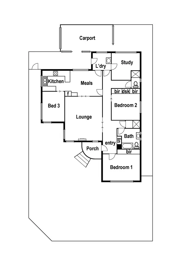Floorplan of Homely house listing, 181 Broadway, Reservoir VIC 3073