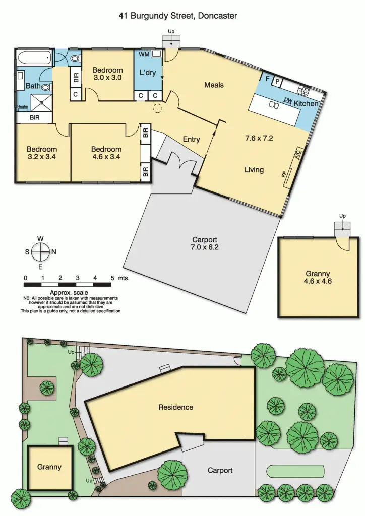Floorplan of Homely house listing, 41 Burgundy Drive, Doncaster VIC 3108