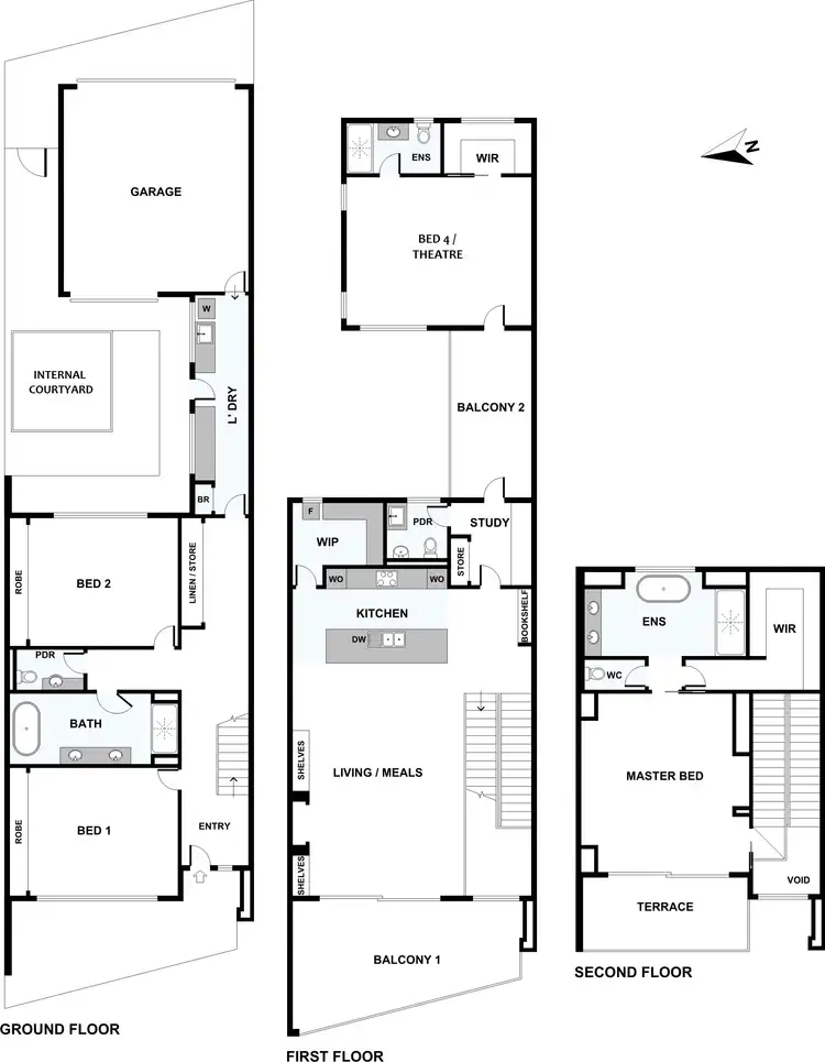 Floorplan of Homely house listing, 148 The Esplanade, Caroline Springs VIC 3023