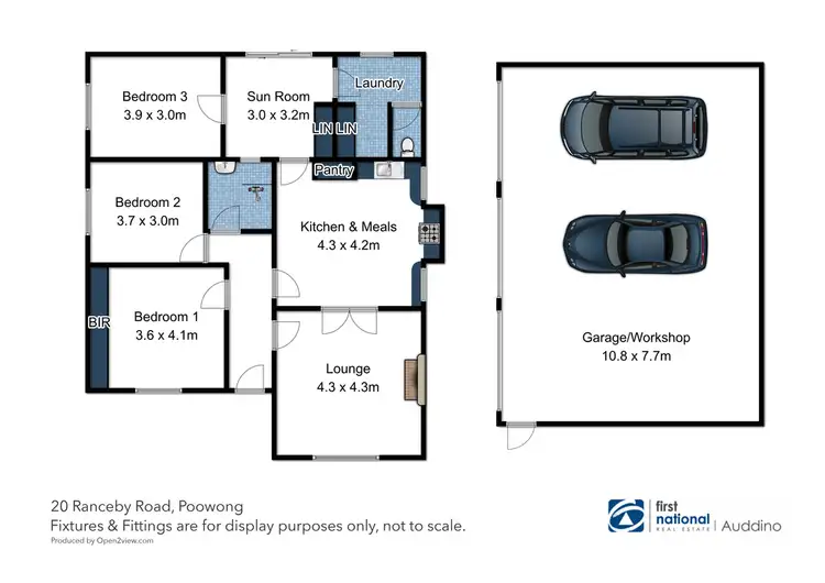 Floorplan of Homely house listing, 20 Ranceby Road, Poowong VIC 3988
