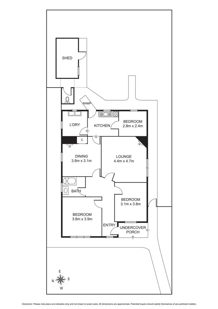 Floorplan of Homely house listing, 49 Railway Place, Coburg VIC 3058