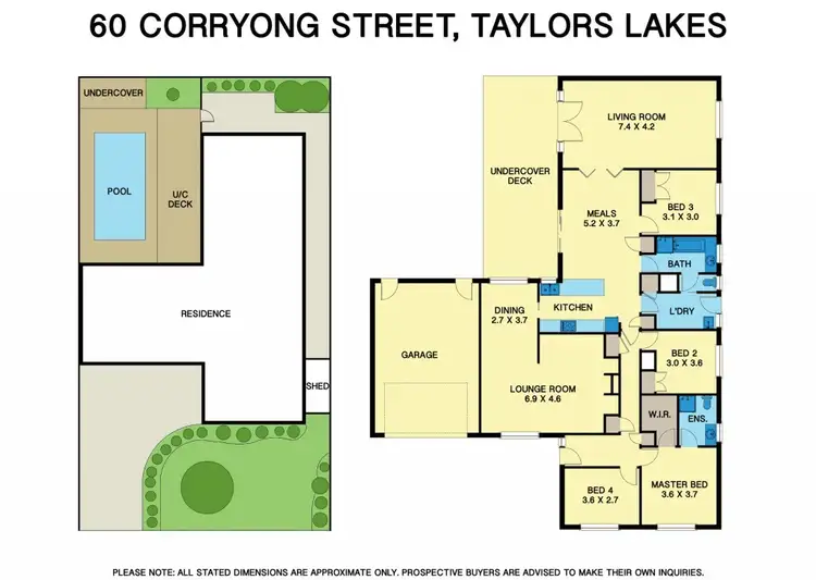 Floorplan of Homely house listing, 60 Corryong Crescent, Taylors Lakes VIC 3038
