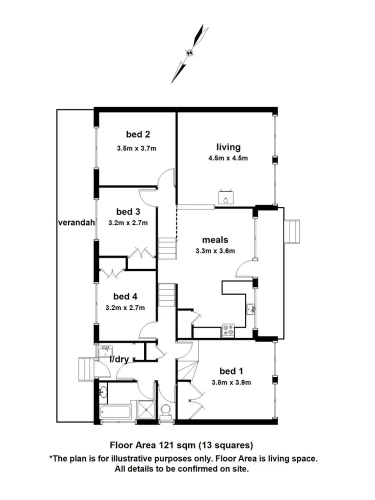 Floorplan of Homely house listing, Address available on request