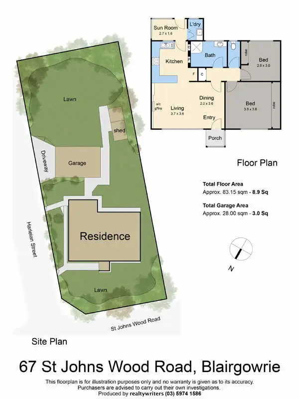 Floorplan of Homely house listing, 67 St Johns Wood Road, Blairgowrie VIC 3942