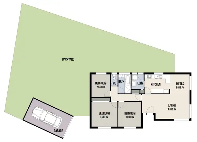 Floorplan of Homely house listing, 17 Illawarra Crescent, Dandenong North VIC 3175