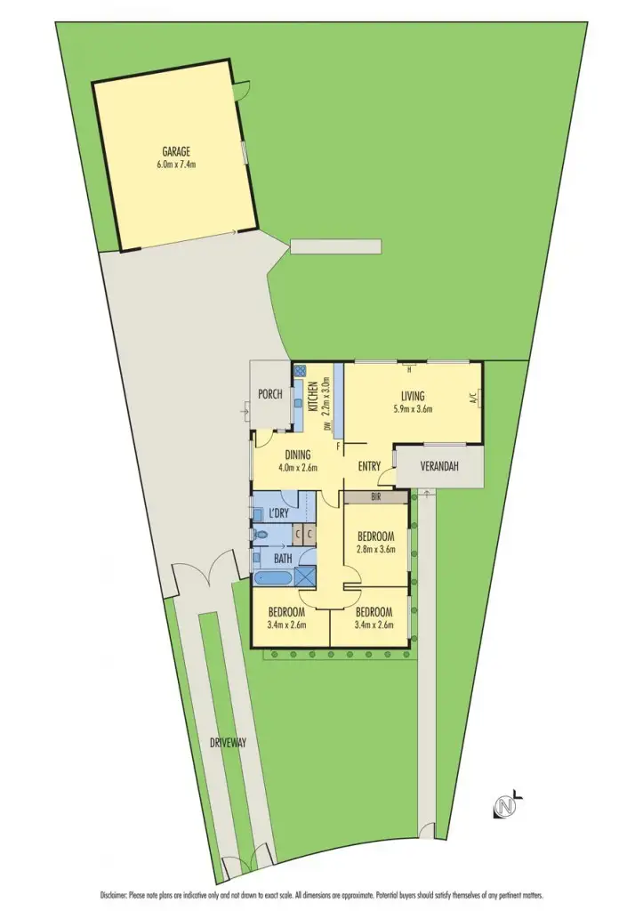 Floorplan of Homely house listing, 6 Consedine Court, Corio VIC 3214