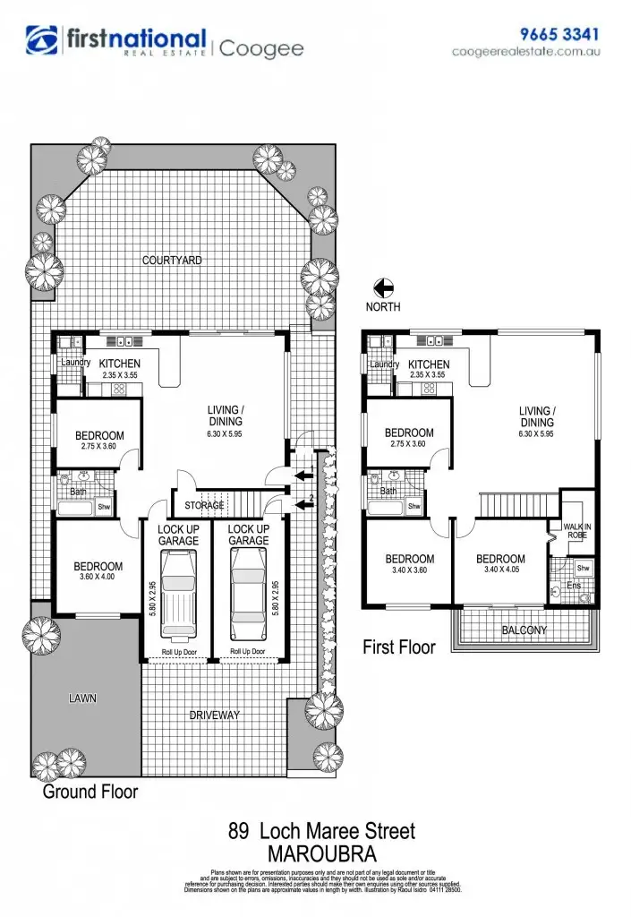 Floorplan of Homely semi-detached listing, 89 Loch Maree, Maroubra NSW 2035