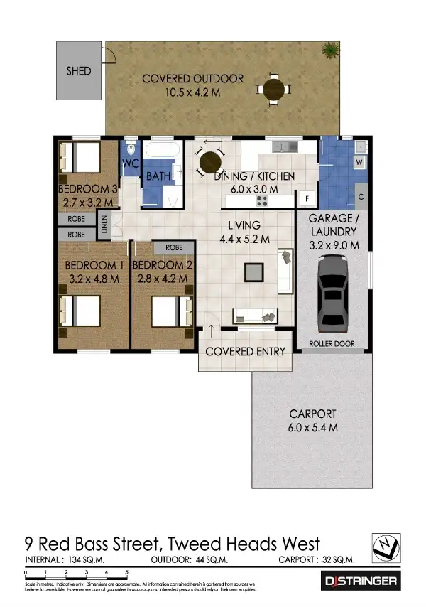 Floorplan of Homely house listing, 6 Red Bass Avenue, Tweed Heads West NSW 2485