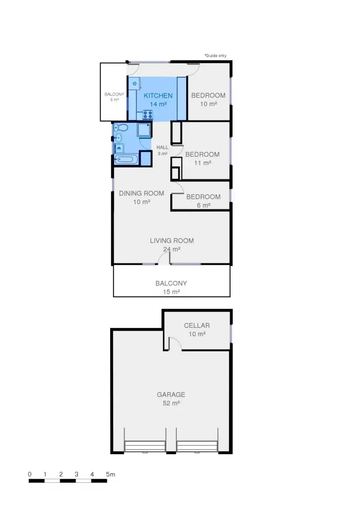 Floorplan of Homely house listing, 26 Stevens Street, Portarlington VIC 3223
