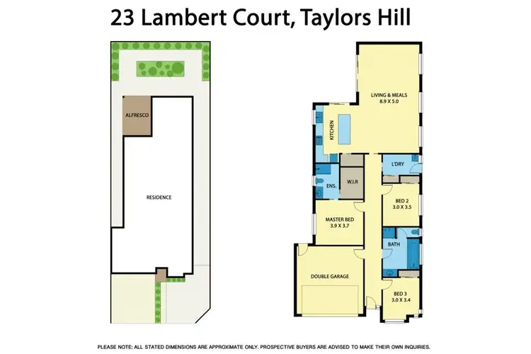 Floorplan of Homely house listing, 23 Lambert Court, Taylors Hill VIC 3037